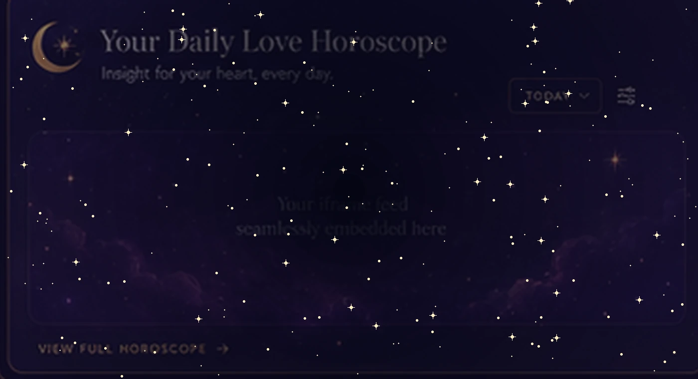 A cinematic romantic astrology dating scene